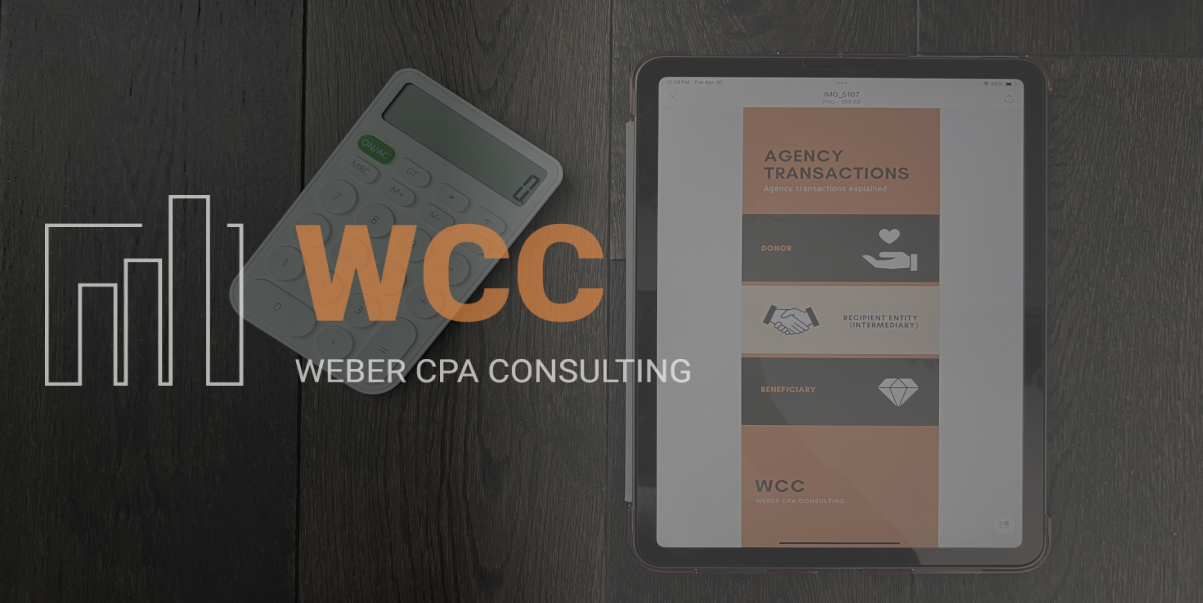 Nonprofit agency transactions